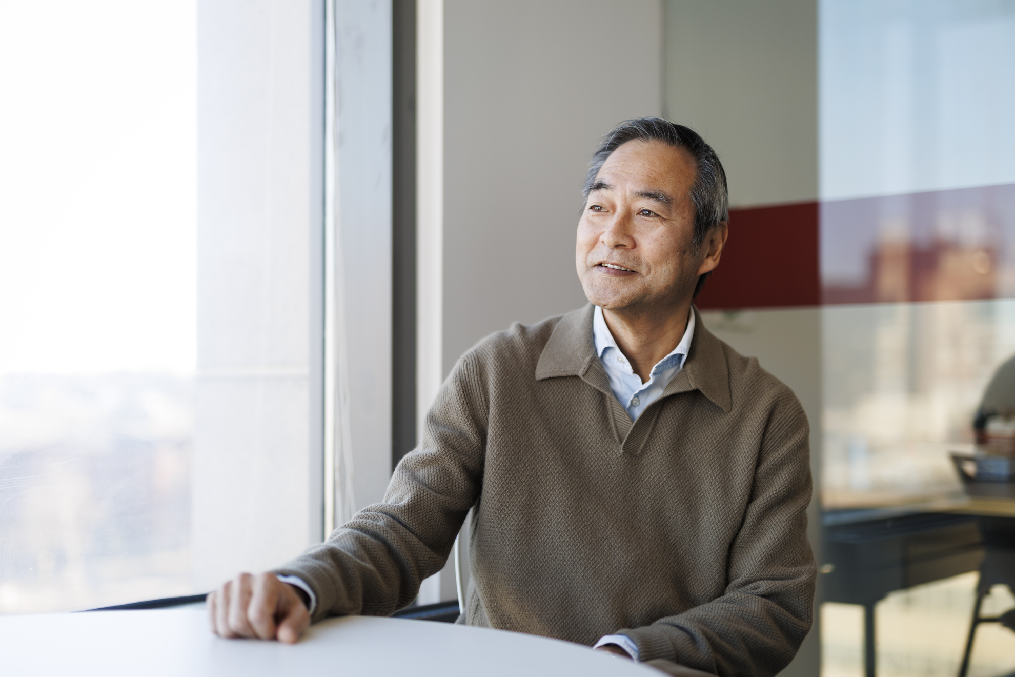 After the disaster, living for today